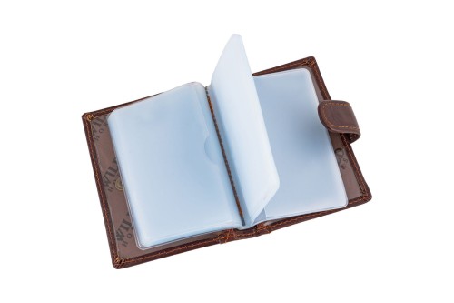 Etui na karty Skórzane Wild Horse Brązowe