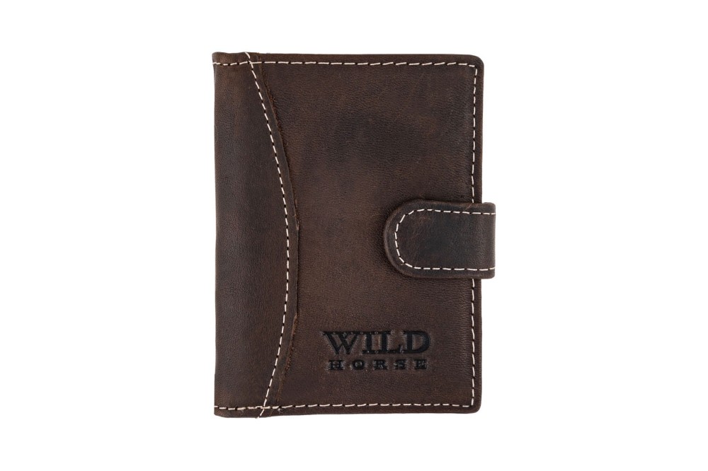 Etui na karty Skórzane Wild Horse Brązowe