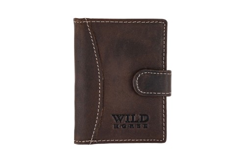 Etui na karty Skórzane Wild Horse Brązowe