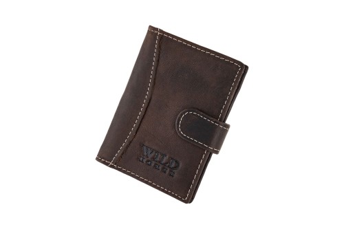 Etui na karty Skórzane Wild Horse Brązowe