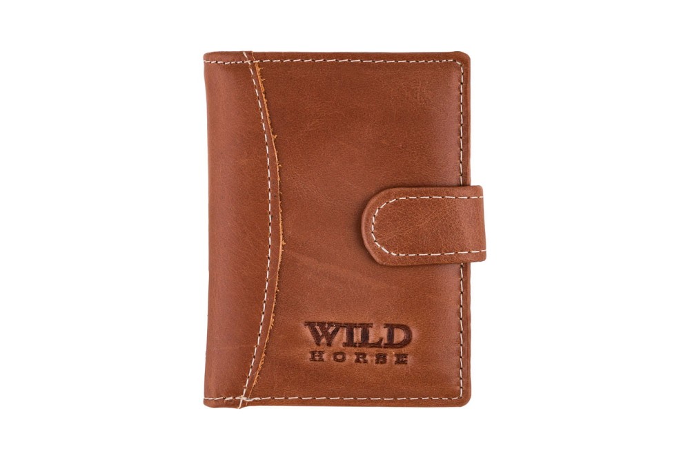 Etui na karty Skórzane Wild Horse Brązowe