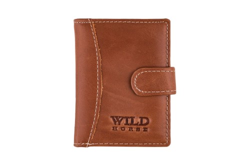 Etui na karty Skórzane Wild Horse Brązowe