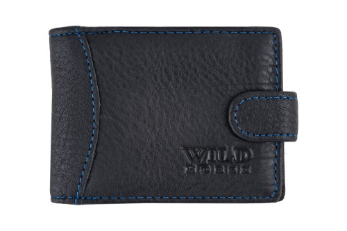 Etui na karty Skórzane Wild Horse Czarne