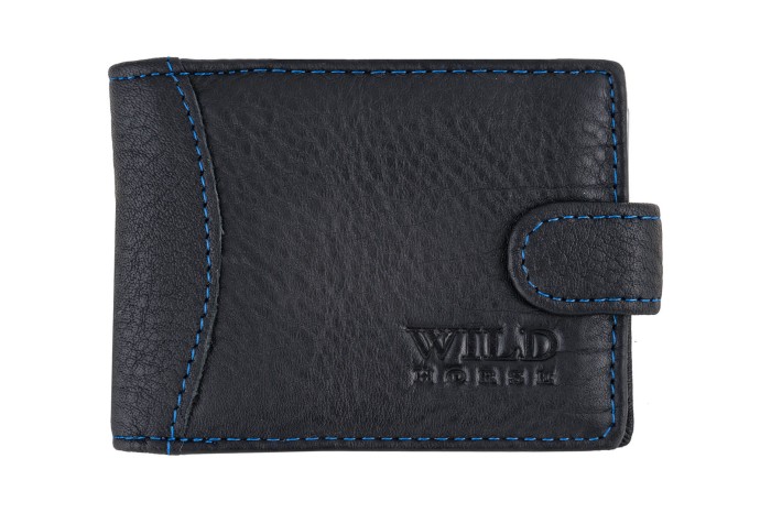 Etui na karty Skórzane Wild Horse Czarne