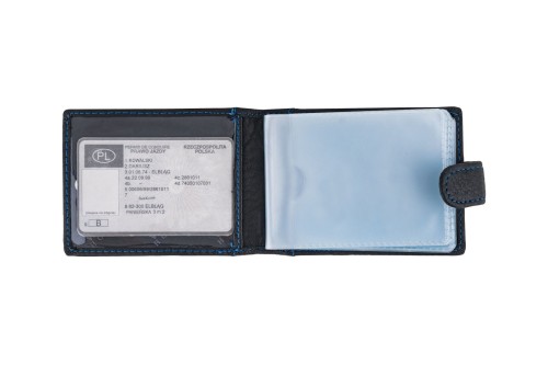 Etui na karty Skórzane Wild Horse Czarne