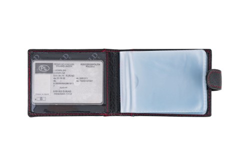 Etui na karty Skórzane Wild Horse Czarne