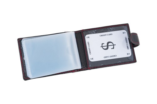 Etui na karty Skórzane Wild Horse Czarne