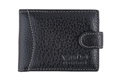 Etui na karty Skórzane Wild Horse Czarne