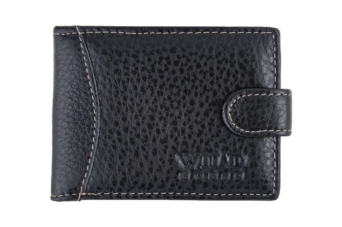 Etui na karty Skórzane Wild Horse Czarne