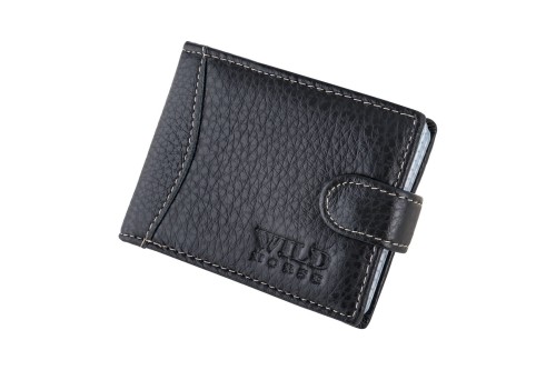 Etui na karty Skórzane Wild Horse Czarne