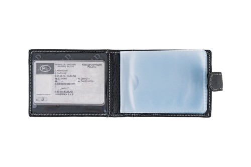 Etui na karty Skórzane Wild Horse Czarne