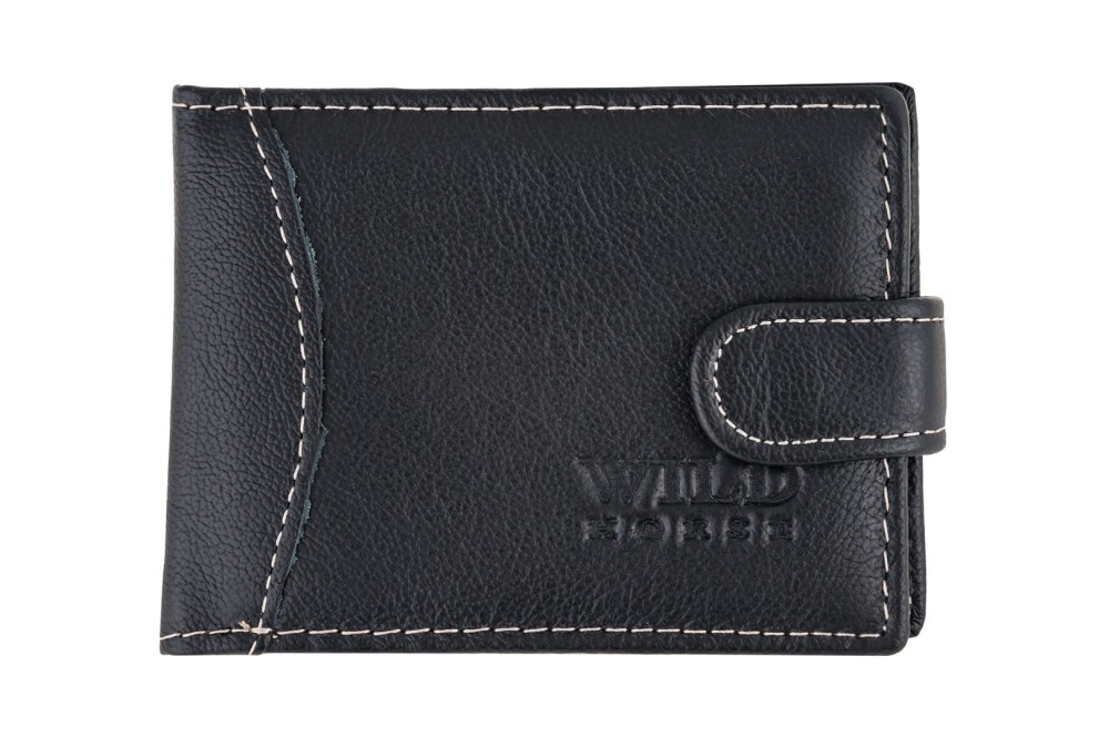 Etui na karty Skórzane Wild Horse Czarne