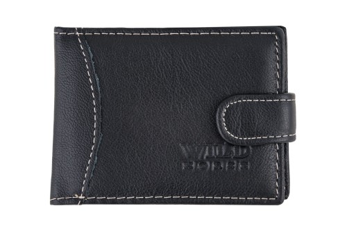Etui na karty Skórzane Wild Horse Czarne