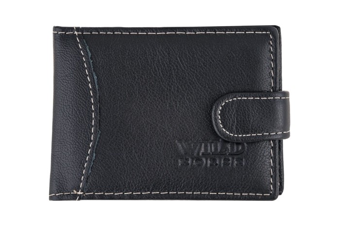 Etui na karty Skórzane Wild Horse Czarne