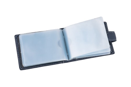 Etui na karty Skórzane Wild Horse Granatowe