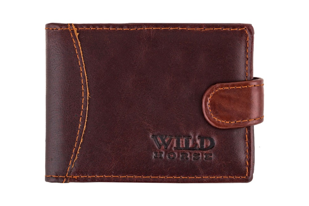 Etui na karty Skórzane Wild Horse Brązowe