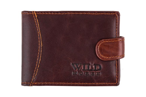 Etui na karty Skórzane Wild Horse Brązowe