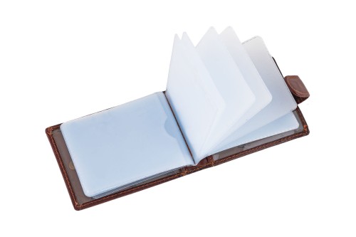 Etui na karty Skórzane Wild Horse Brązowe