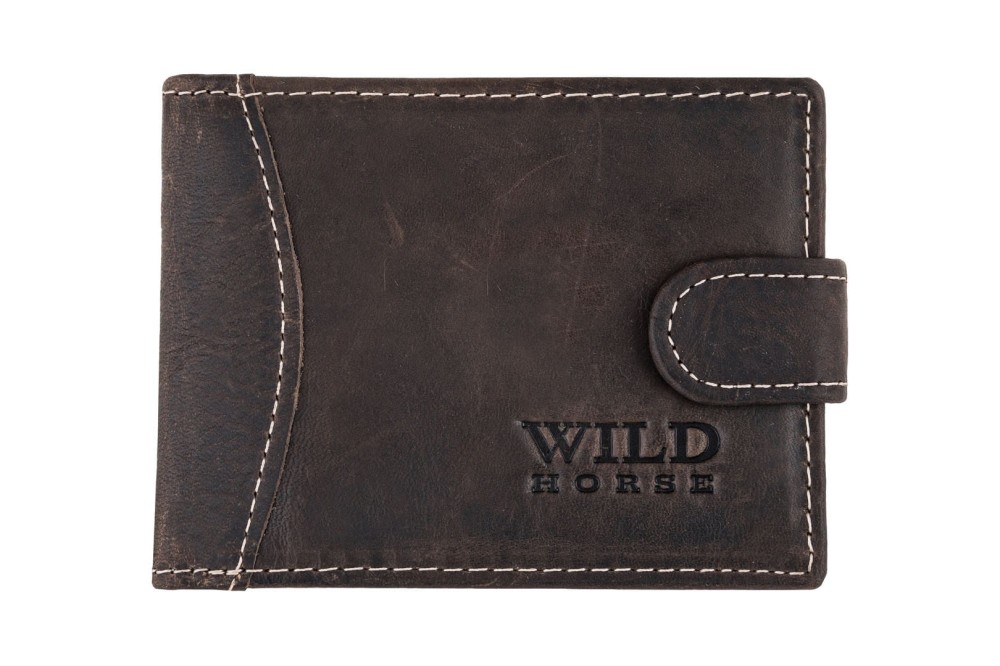 Etui na karty Skórzane Wild Horse Brązowe