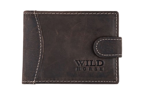 Etui na karty Skórzane Wild Horse Brązowe