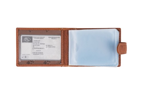 Etui na karty Skórzane Wild Horse Brązowe