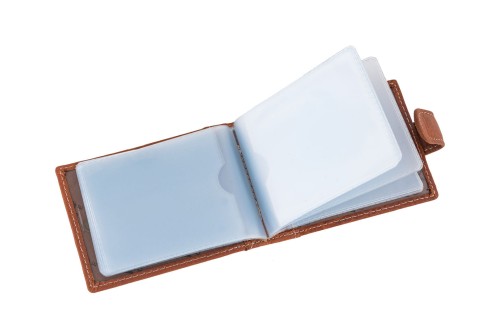 Etui na karty Skórzane Wild Horse Brązowe