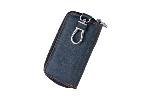 Etui na klucze Skórzane Wild Horse Granatowe