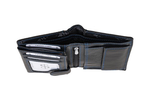 Portfel męski Skórzany Wild Horse Czarny