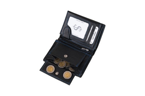 Portfel męski Skórzany Wild Horse Czarny