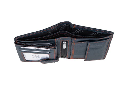 Portfel męski Skórzany Wild Horse Granatowy