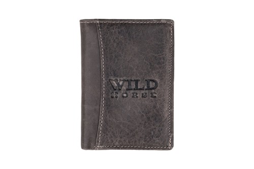 Portfel męski Skórzany Wild Horse Szary
