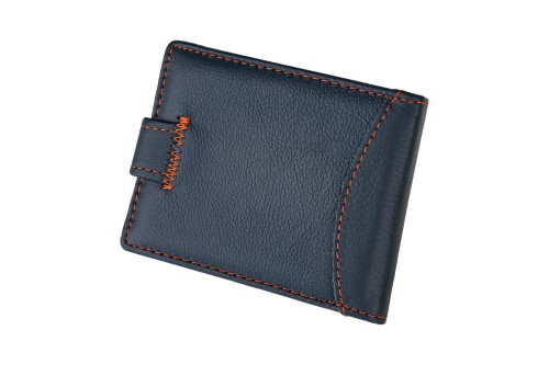 Etui na karty Skórzane Wild Horse Granatowe