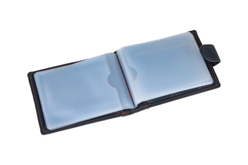 Etui na karty Skórzane Wild Horse Granatowe