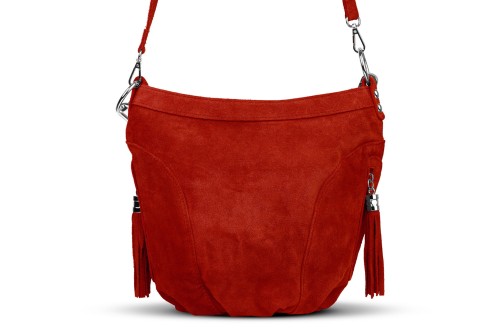 Torba Skórzana Vera Pelle Victoria Zamszowa Czerwona (3).jpg