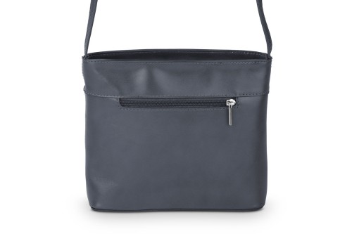 Torebka Damska Skórzana listonoszka Vera Pelle Antracyt