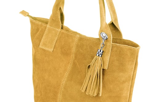 Torba Skórzana Vera Pelle Zamszowy Worek Szafran (1).jpg