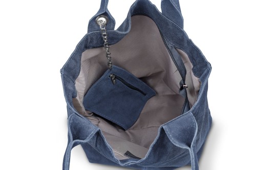 Torba Skórzana Vera Pelle Zamszowy Worek Jeans (2).jpg