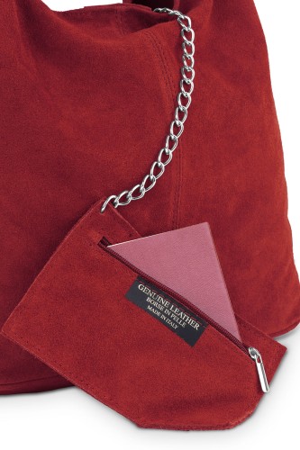 Torba Skórzana Zamszowy Worek Czerwona (4).jpg