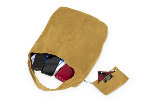 Torba Skórzana Zamszowy Worek Szafran (7).jpg