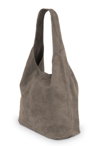 Torba Skórzana Zamszowy Worek Taupe (3).jpg