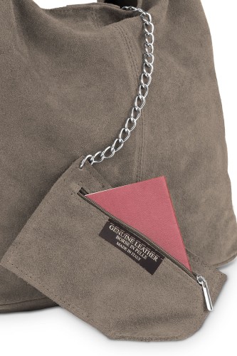 Torba Skórzana Zamszowy Worek Taupe (4).jpg