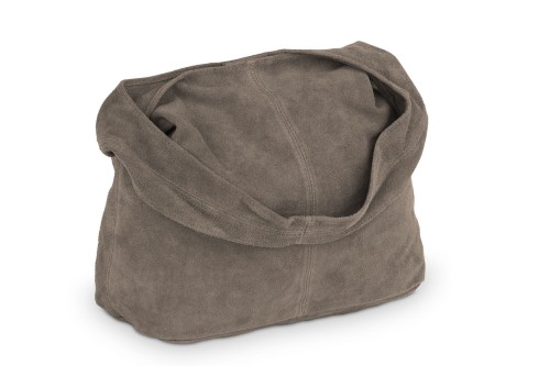 Torba Skórzana Zamszowy Worek Taupe (5).jpg