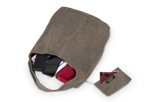 Torba Skórzana Zamszowy Worek Taupe (7).jpg