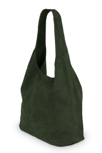 Torba Skórzana Zamszowy Worek Zielona (3).jpg