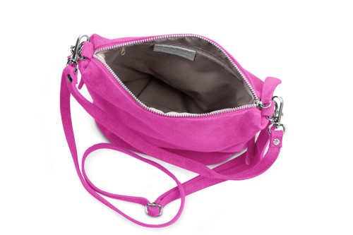 Torebka Damska Listonoszka Skórzana Fuksja (5).jpg
