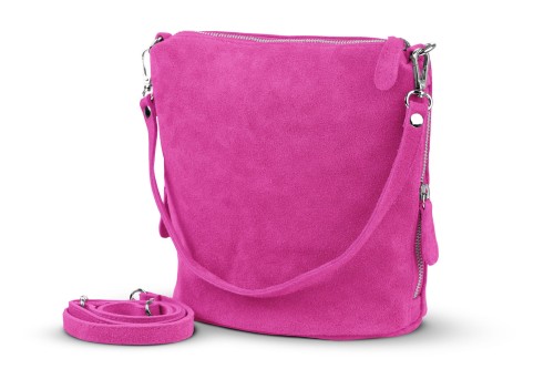 Torebka Damska Listonoszka Skórzana Fuksja (9).jpg