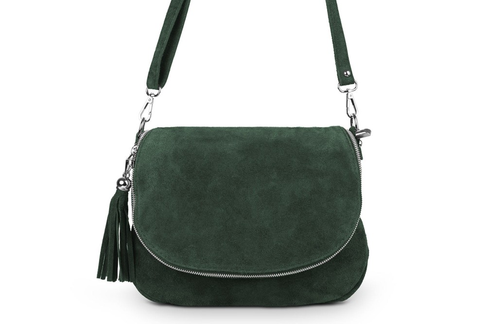 Torebka Skórzana Chlebak Vera Pelle Zamszowa Butelkowa (1).jpg