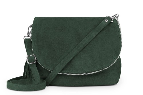 Torebka Skórzana Chlebak Vera Pelle Zamszowa Butelkowa (2).jpg