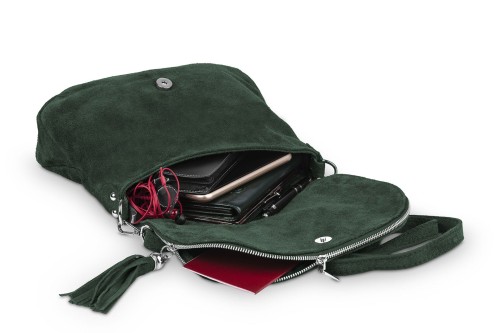 Torebka Skórzana Chlebak Vera Pelle Zamszowa Butelkowa (7).jpg