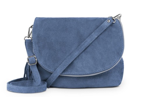 Torebka Skórzana Chlebak Vera Pelle Zamszowa Jeans (2).jpg